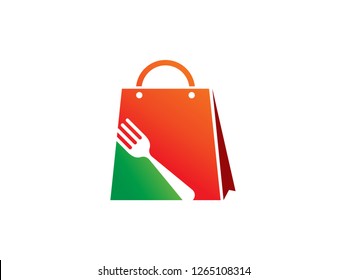 Food Shop Logo Template, Symbol, Icon