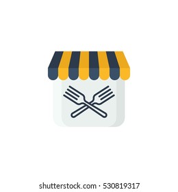 Food Shop Store Vector Logo Design Element