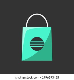 Food Shopping Logo Design Vector