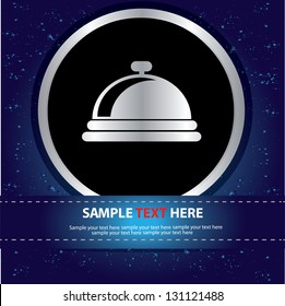 Food sign,vector