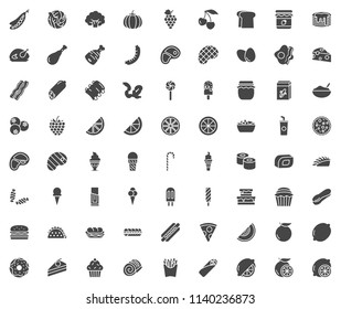 Food silhouette icon
