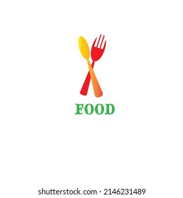 food simple flat or minimalist logo or illustration