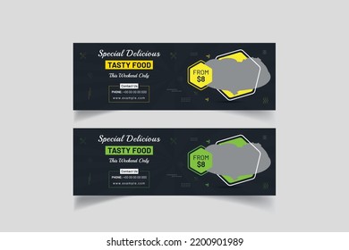 Food Sliders Design Template Vector Illustration