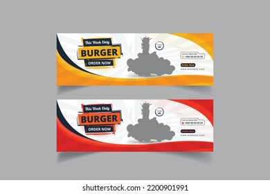 Food Sliders Design Template Vector Illustration