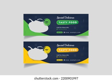 Food Sliders Design Template Vector Illustration