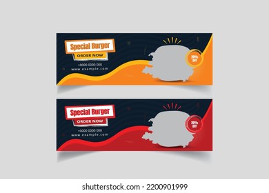 Food Sliders Design Template Vector Illustration