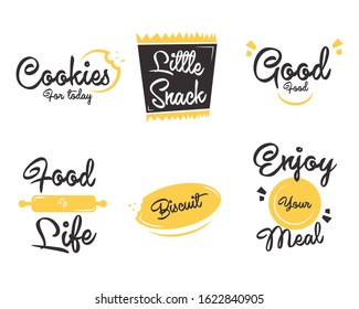 food, snack, cookies logo item