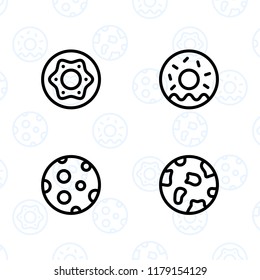 Food, snacks and bakery icon set 6