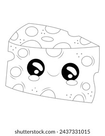 Food And Snacks Coloring Page