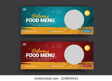 food social media cover  design