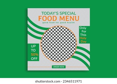 food social media post, food banner, ads design