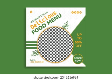 food social media post, banner design, ads design, delicious food menu, healthy menu