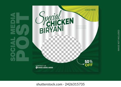 Food Social Media Post Design