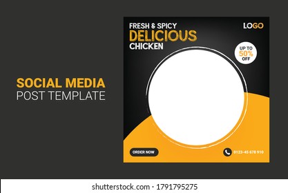 Food Social Media Post Template