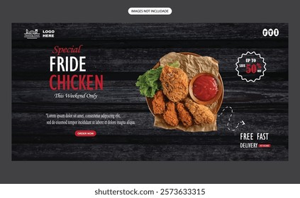 Food Social Media Post Template Design, Food Menu Social Media Post design, set of food social media post or web banner template design. Creative social ads, template, banner, post .