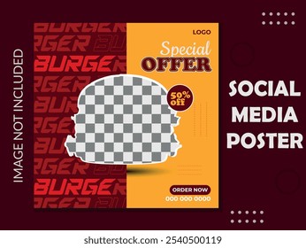 FOOD SOCIAL MEDIA POSTER DESIGN