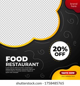 Food Social Media promotion posting good for food business promotion and restaurant branding product