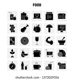 Food Solid Glyph Icon for Web, Print and Mobile UX/UI Kit. Such as: Lemon, Food, Fruit, Health, Burger, Drink, Fast Food, Pictogram Pack. - Vector