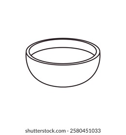 Food soup bowl vector symbol illustration