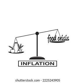 Food stability linear icon. Ability to have food access any time. Price stabilization. Thin line customizable illustration. Contour symbol. Vector isolated outline