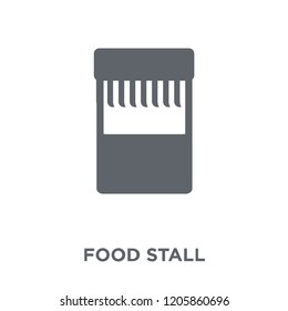 Food stall icon. Food stall design concept from Australia collection. Simple element vector illustration on white background.