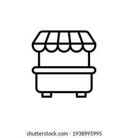 Food Stall icon in vector. Logotype