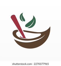 Food stall logo. Restaurant logo design. Food business logo template