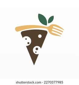 Food stall logo. Restaurant logo design. Food business logo template
