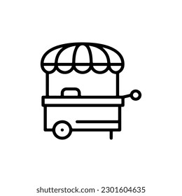 food stall related icon isolated on background