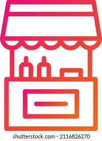 Ilustración de diseño de icono del vector del almacén de alimentos