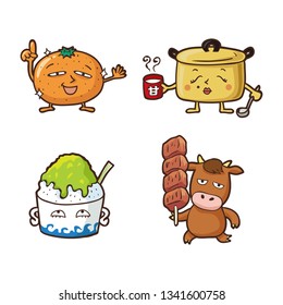 food stalls illust