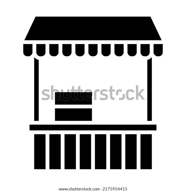 Food\
stand icon. Burger Stall sign. vector\
illustration