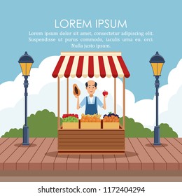 Food stand poster