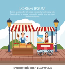 Food stand poster