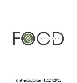 Food studio. Template for logo