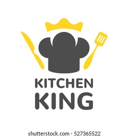 Food studio vector logo concept. Kitchen tools. Food icon. Food and Cooking logo. Restaurant vector logo template. Cafe logo