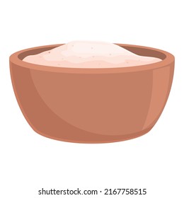 Food substitutes bowl icon cartoon vector. Syrup meatless. Protein disorder