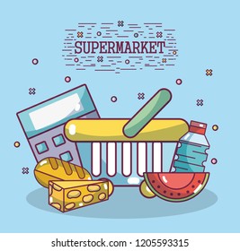 Food supermarket products