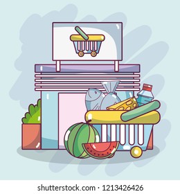 Food supermarket products