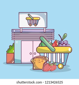 Food supermarket products