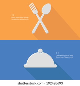 Food symbol,Blank for text,vector