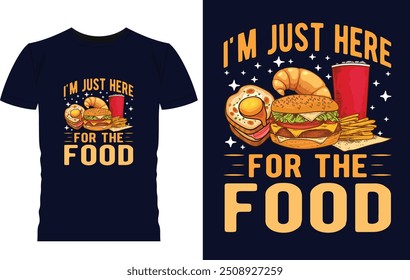 Food t shirt design vector, poster, and others