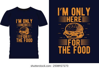 Food t shirt design vector, poster, and others