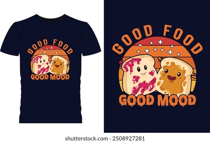 Food t shirt design vector, poster, and others