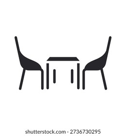food table icons outline and Flat Style,transparent background