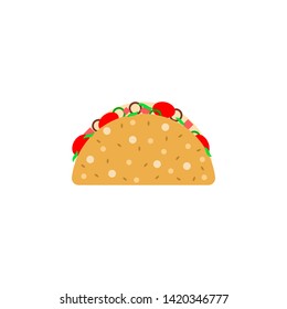 Food,  tacos icon. Element of color international food icon. Premium quality graphic design icon. Signs and symbols collection icon