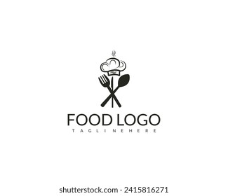 Food talk logo ,vector Logo Template design. company icon