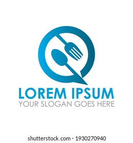 food talk vector , restaurant logo