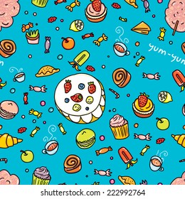 food taste vector cake background