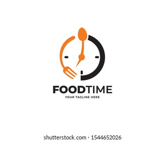 food time design logo template vector
